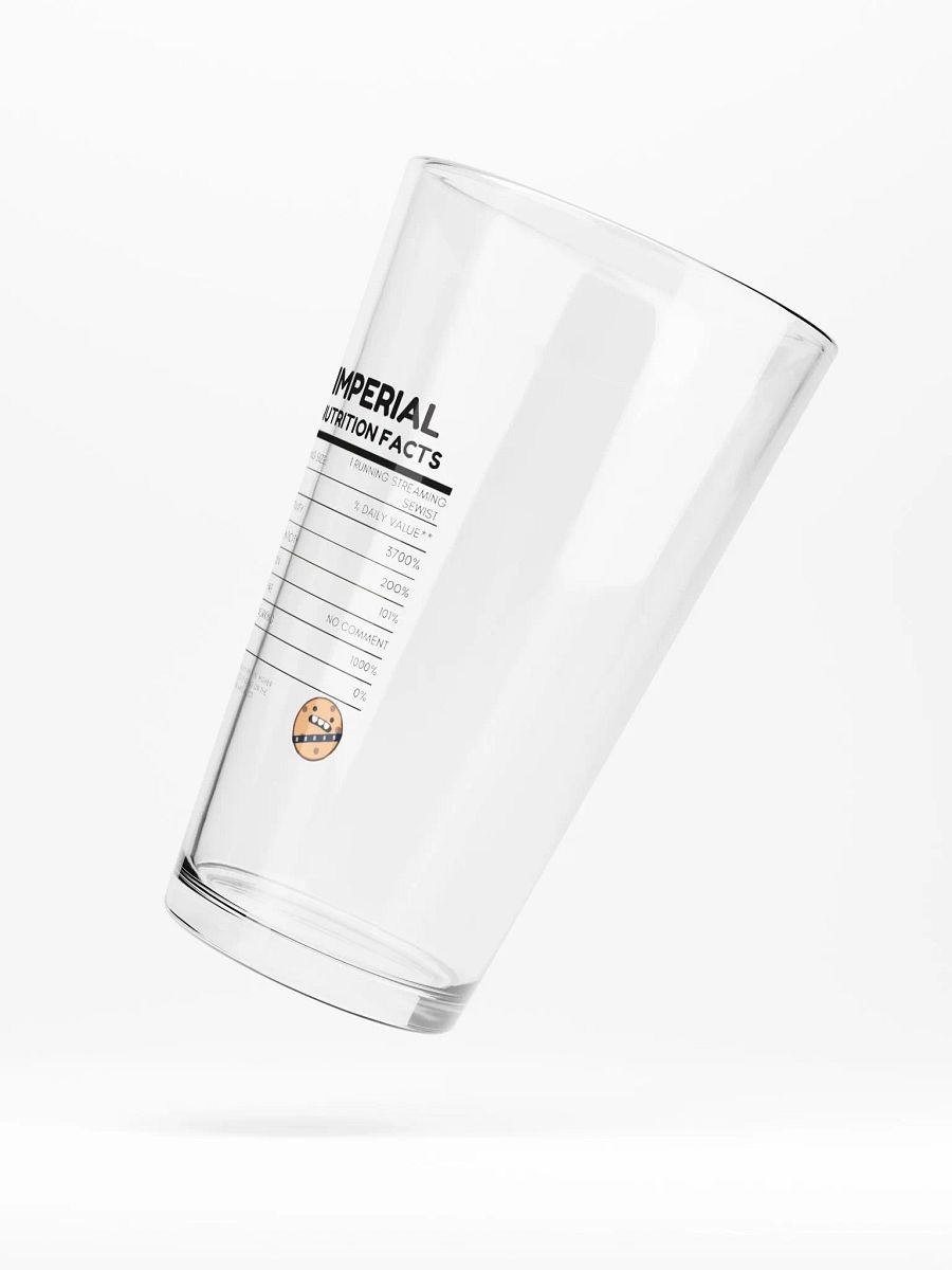 Imperial Nutrition - Pint Glass - Black product image (5)