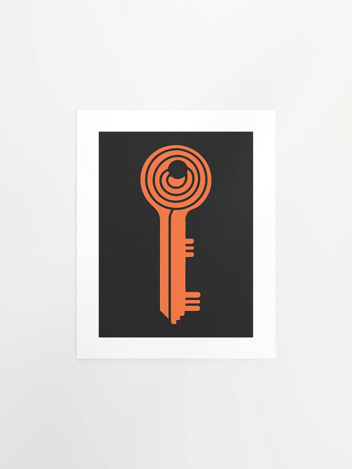 Orange Key To My Midcentury Heart - Print product image (1)