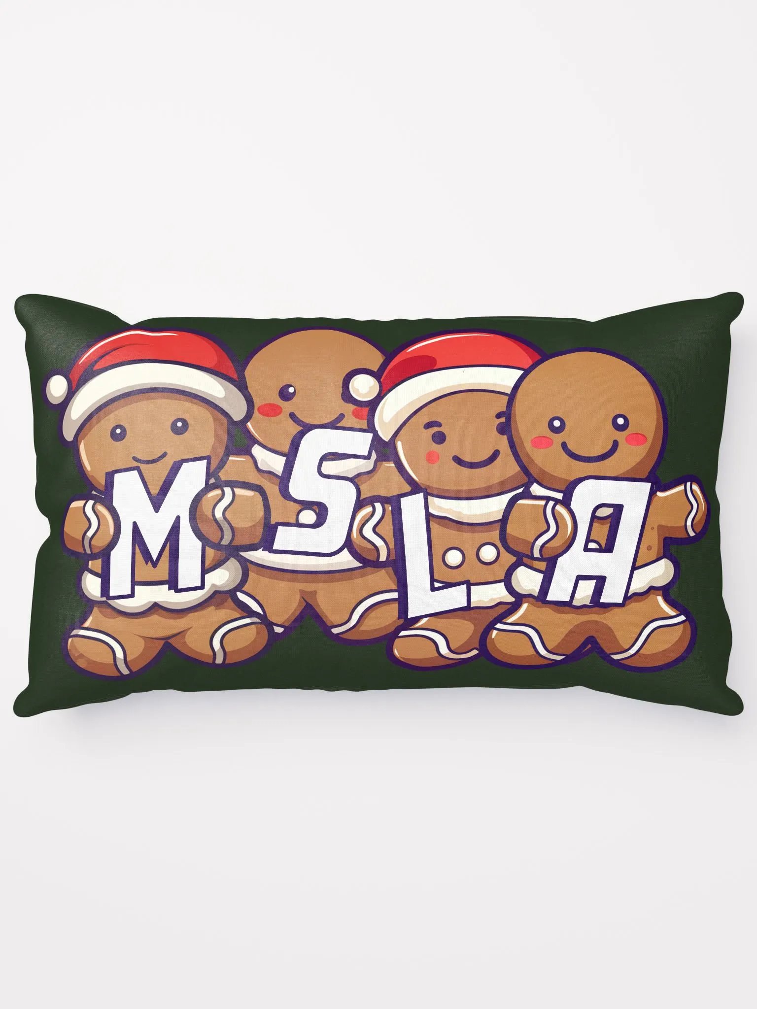 MSLA Holiday Gingerbread Pillow product image (1)