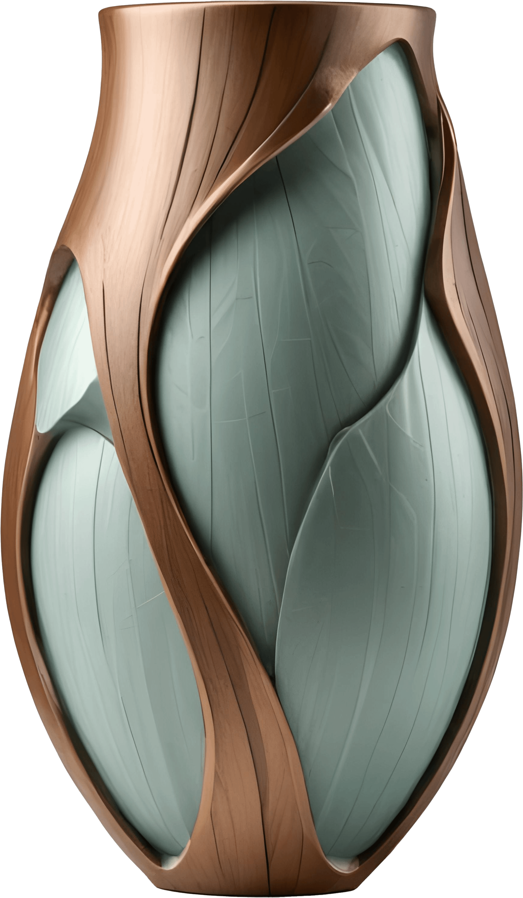 Gatsby Grace Collection – Art Deco Ceramic Vase PNG product image (1)