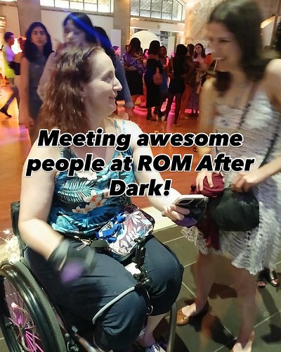 Catch the interview on my YouTube! #RoyalOntarioMuseum #TorontoEvents #WheelchairLife