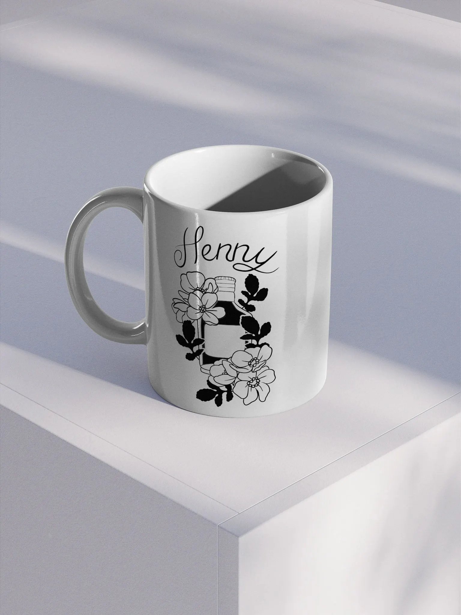 Henny Mug Glossy White product image (1)