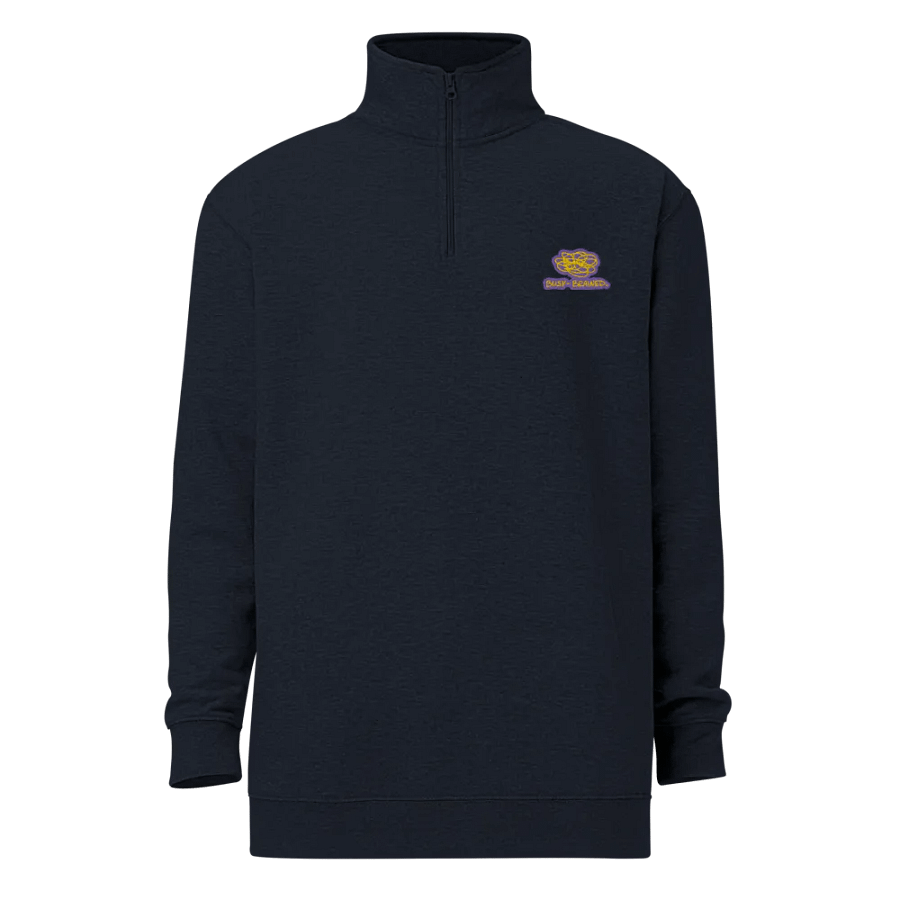 BUSY-BRAINED (tulip design) embroidered quarter zip product image (12)