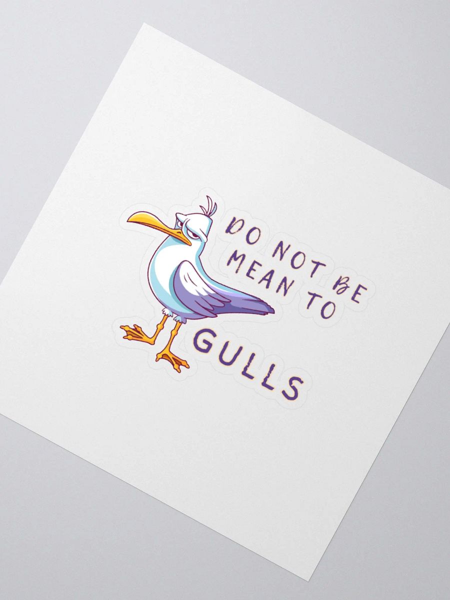 Do Not Be Mean to Gulls Kiss Cut Stickers product image (4)