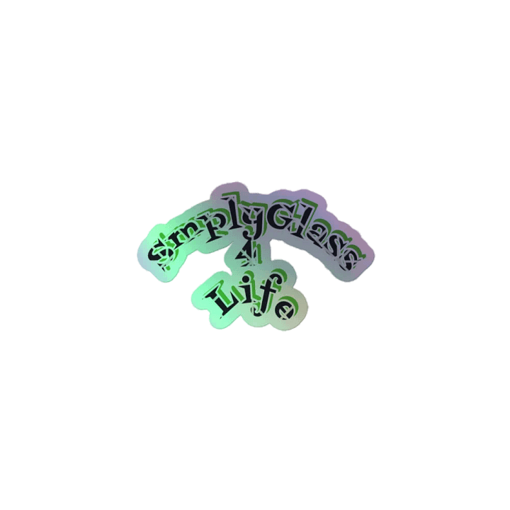 Whimsical Holographic SG 4 LIFE Sticker Set product image (1)