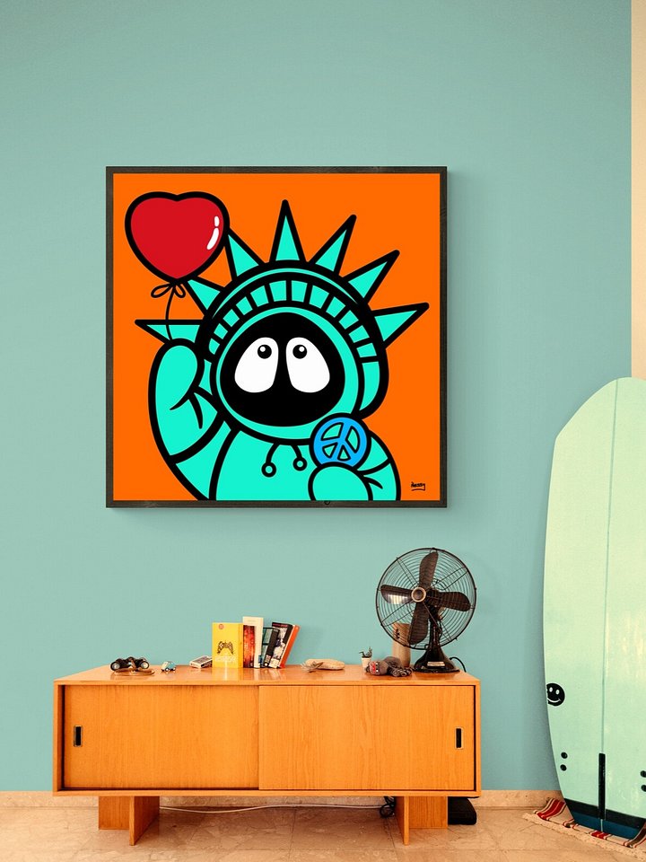 Hoodie Boy Liberty - Framed Limited Edition 102cm product image (1)