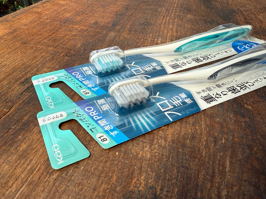🎎 Japanese Pyuora Sukima PRO Toothbrushes #81 Compact Soft – Set of 2 – Free Ship product image (8)