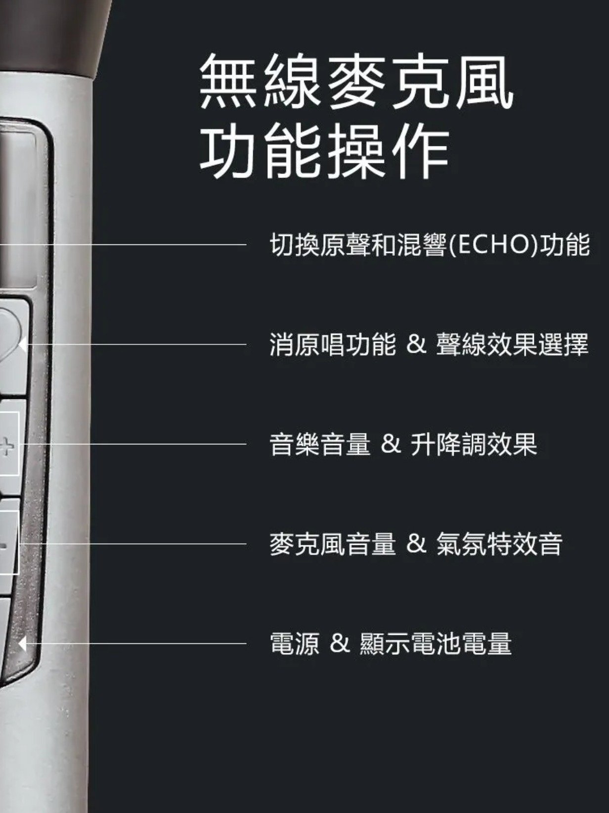 【金點Happy99】KTV電視麥克風 product image (6)