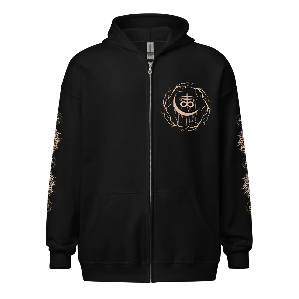 Burning Church Zipper Hoodie product image (1)