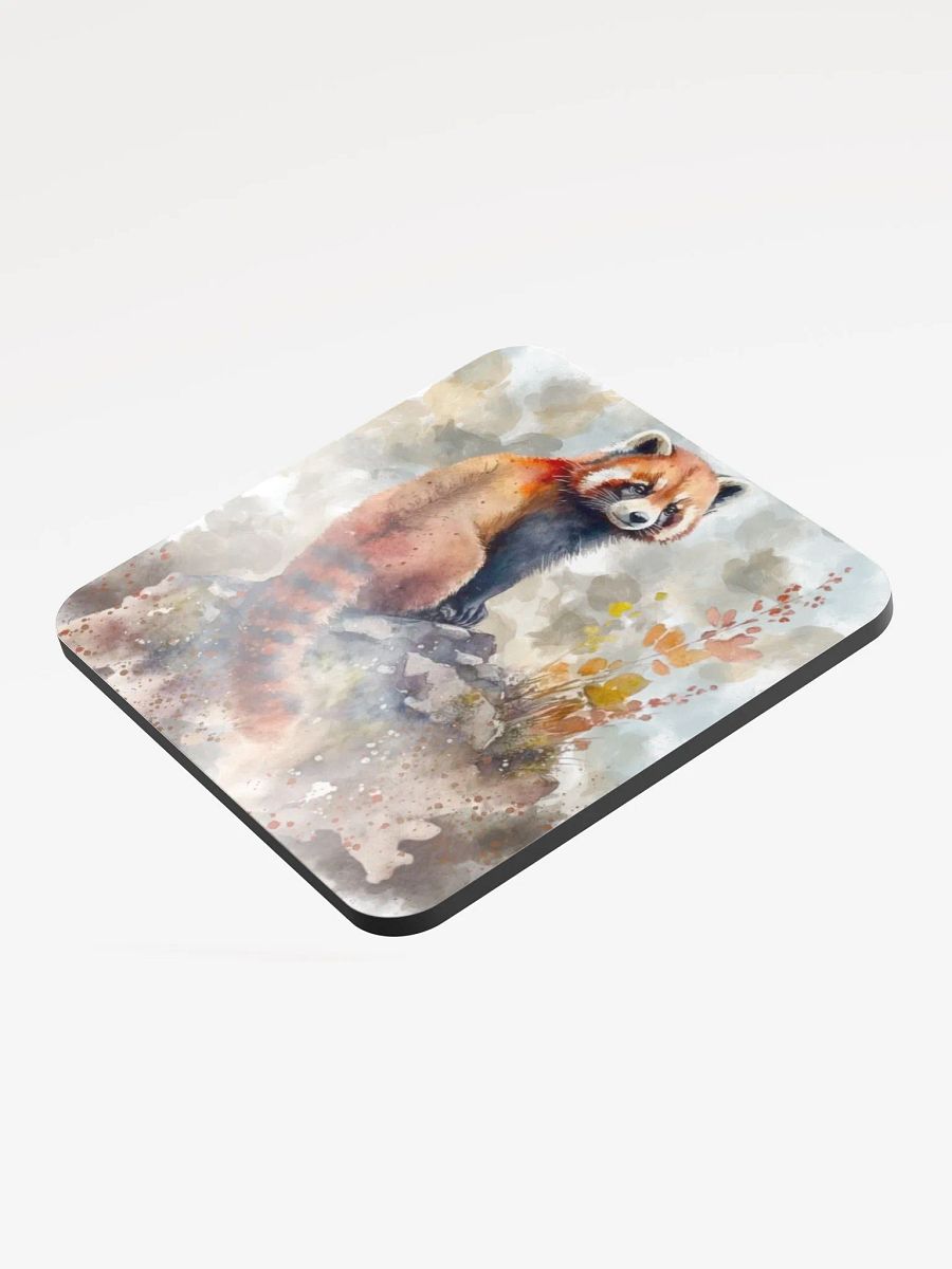 Red Panda Watercolour Coaster product image (3)