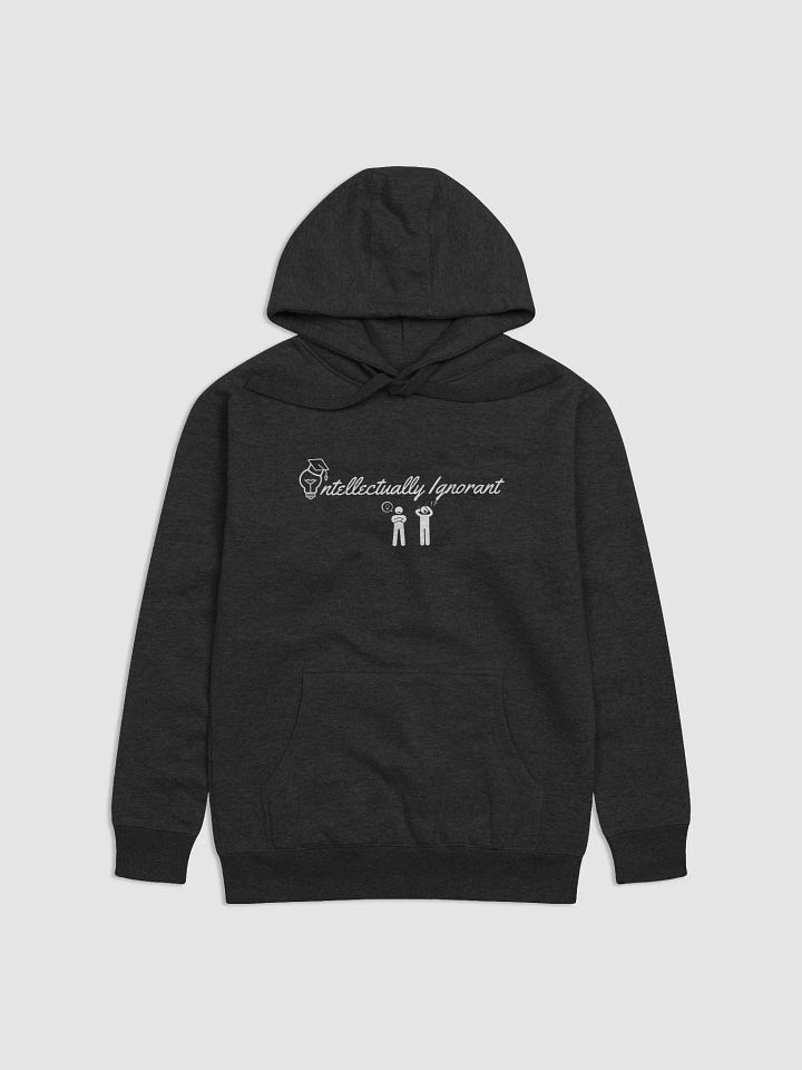 Intellectually Ignorant (White Logo) Cotton Heritage Unisex Premium Hoodie product image (4)
