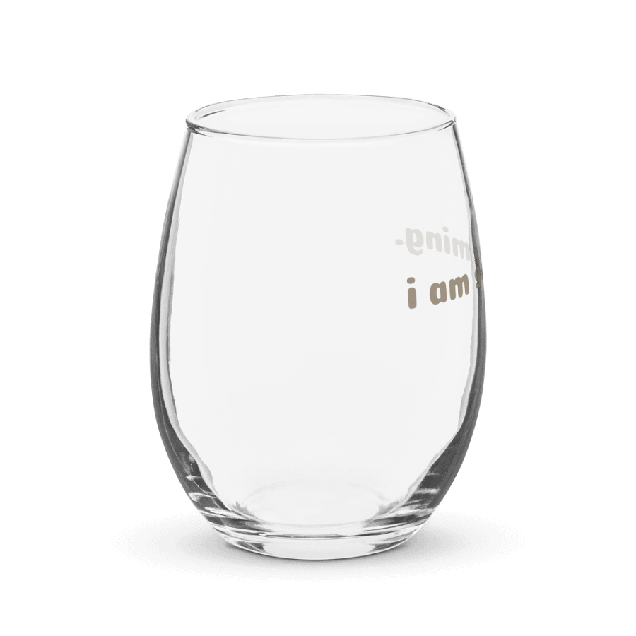 i am screaming Wine Glass product image (5)