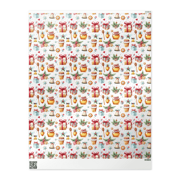 Honey Holidays Christmas Wrapping Paper product image (2)