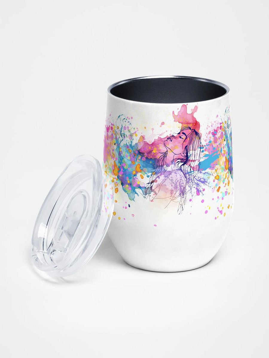 watercolor faces design wine cooler for the feminine ladies product image (2)