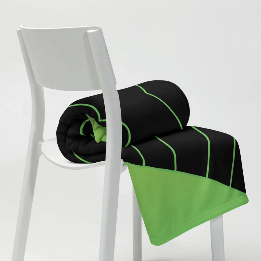 MSLA Green Throw Blanket product image (8)