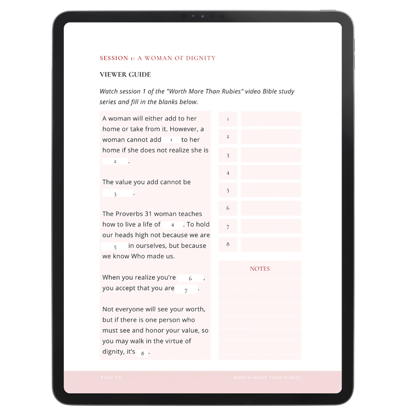 Worth More Than Rubies Digital Study Guide product image (5)