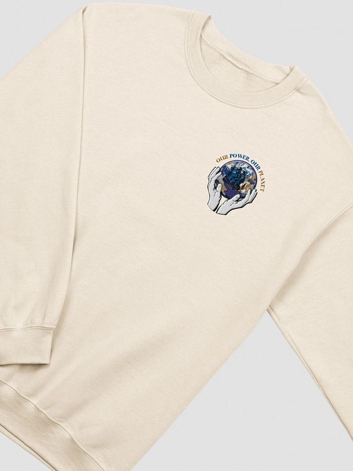 Our Power Our Planet, Earth Day Gildan Sweatshirt - Pocket product image (1)