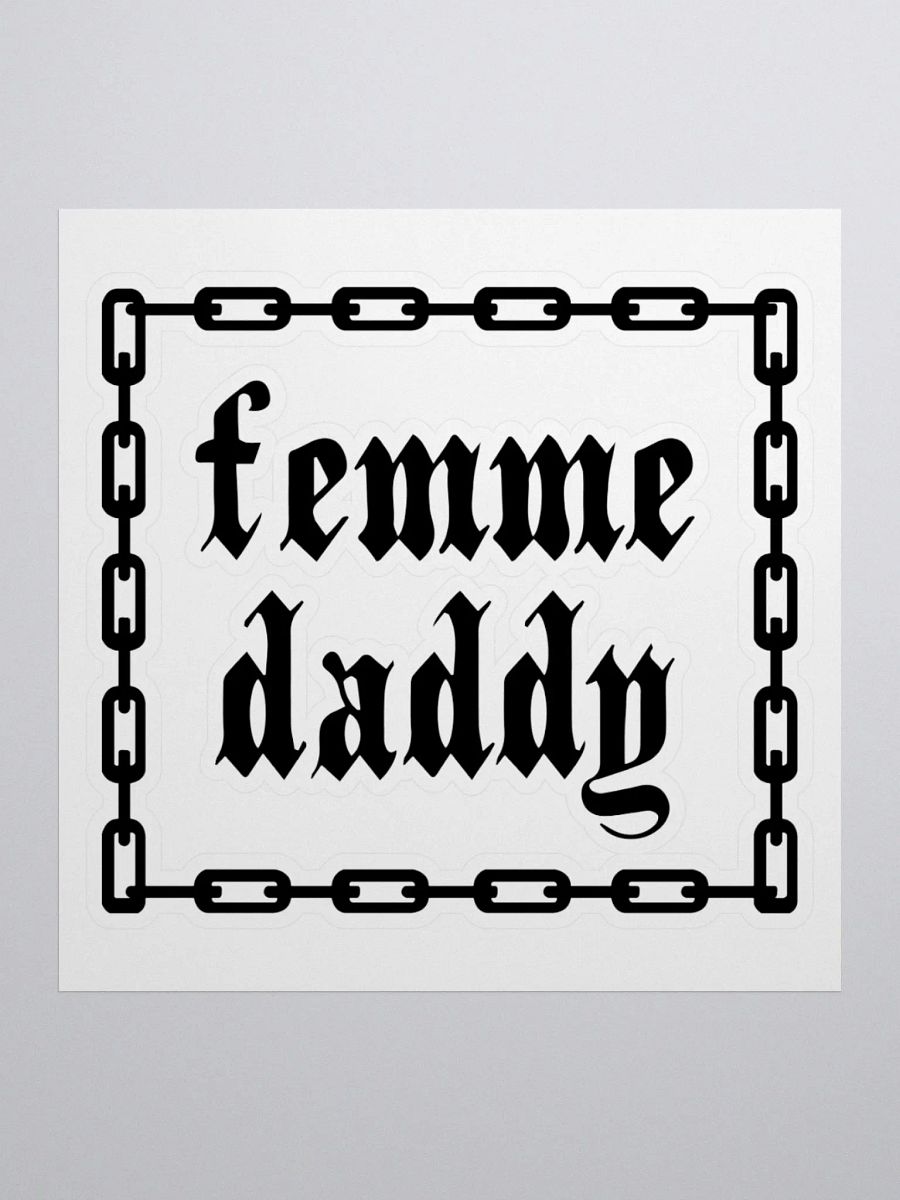 Femme Daddy Sticker ⛓️ product image (1)