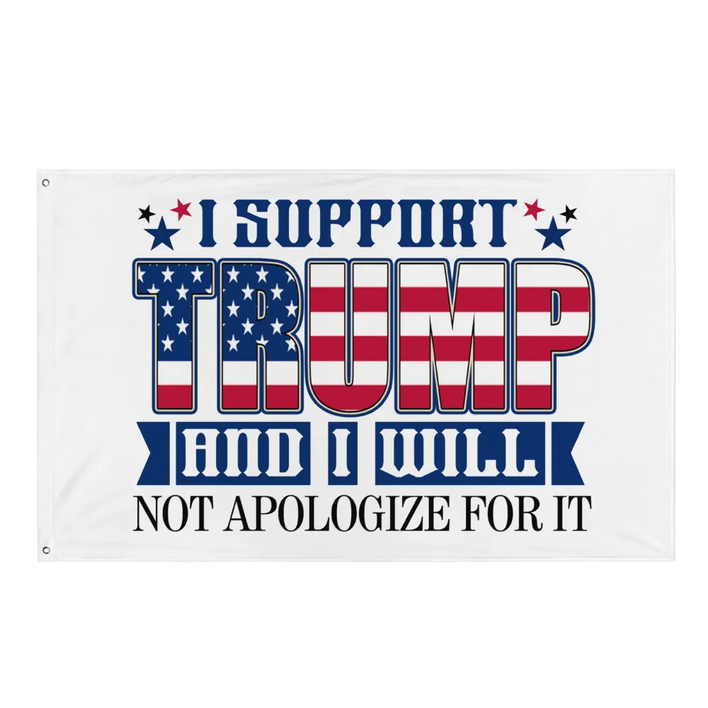 Patriotic Statement All-Over Print Flag product image (1)