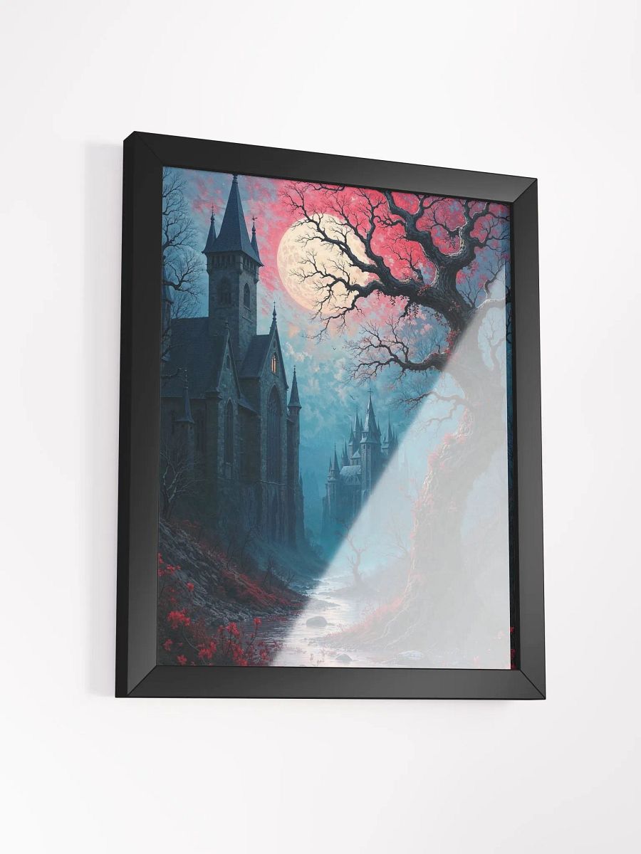 Moonlit Gothic Castle Framed Print product image (9)
