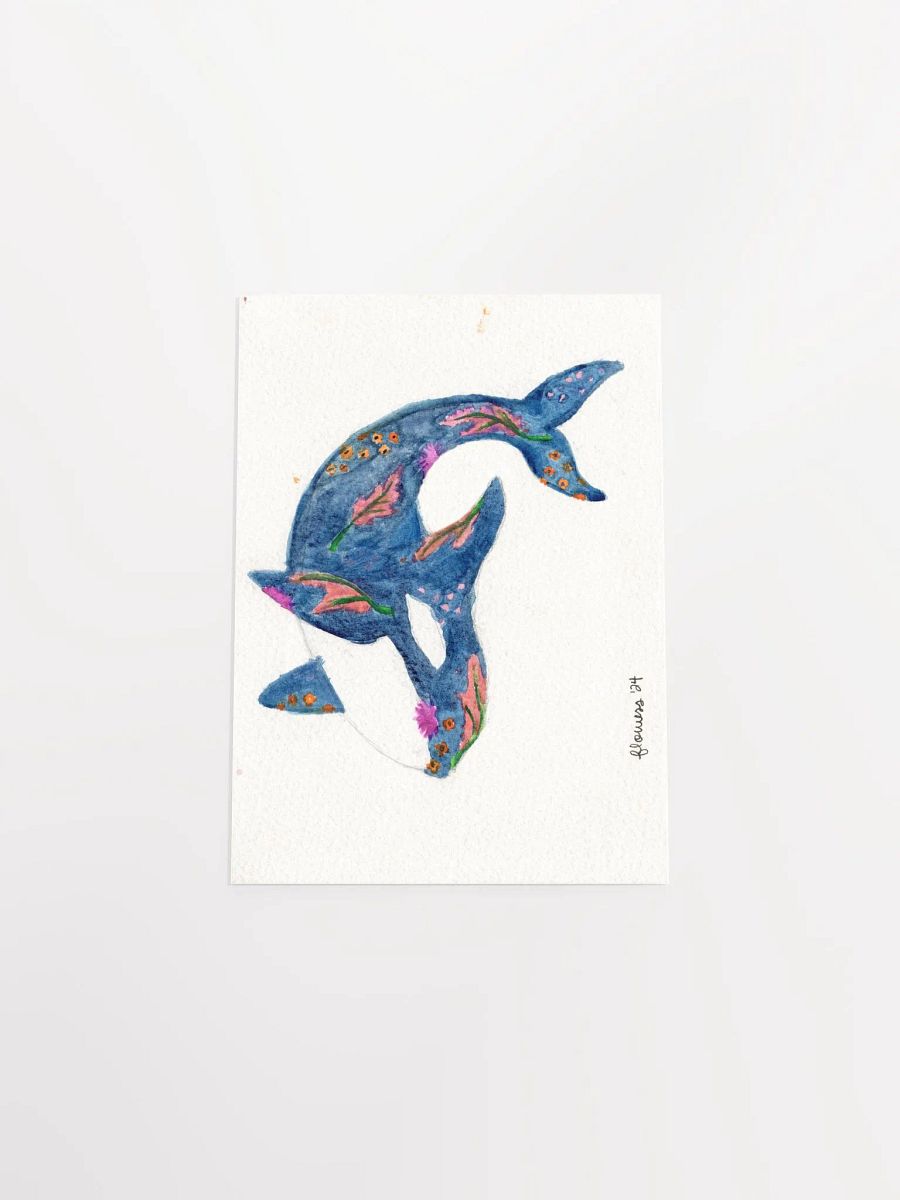 floral orca backwards breech 01 - watercolour - print product image (5)