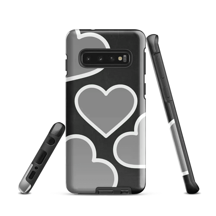 OG Badge Collector Grey Heart Phone Case product image (1)