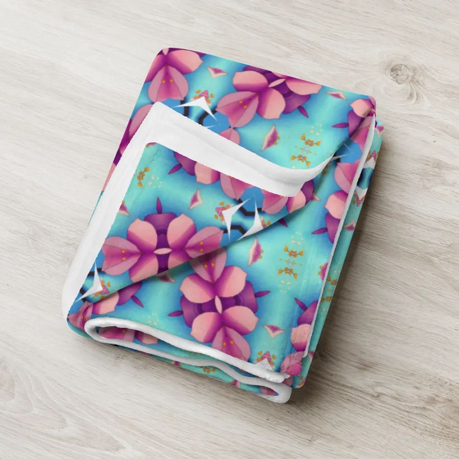 Blush & Bloom Throw Blanket product image (8)