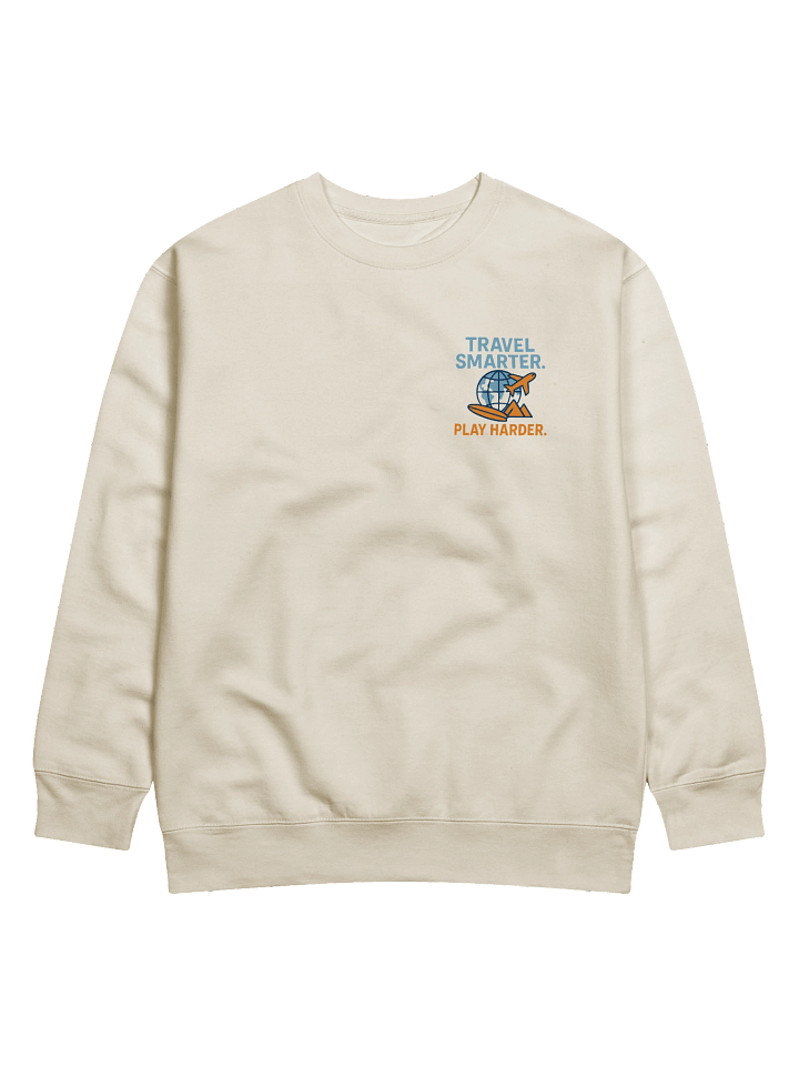 Travel Smarter. Play Harder. Crewneck product image (4)