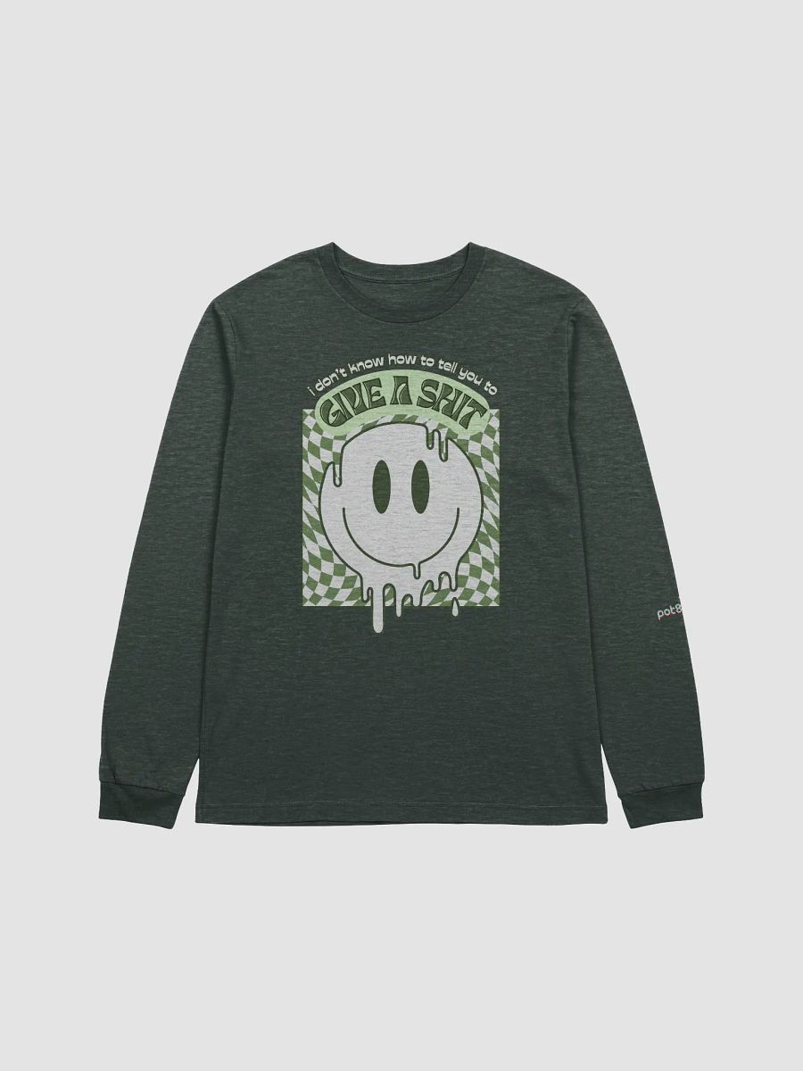 GIVE A SH*T supersoft long sleeve tee product image (17)