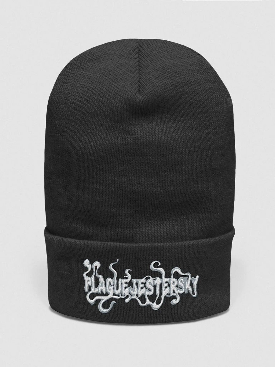 PLAGUEJESTERSKY SMOKE LOGO BEANIE product image (1)