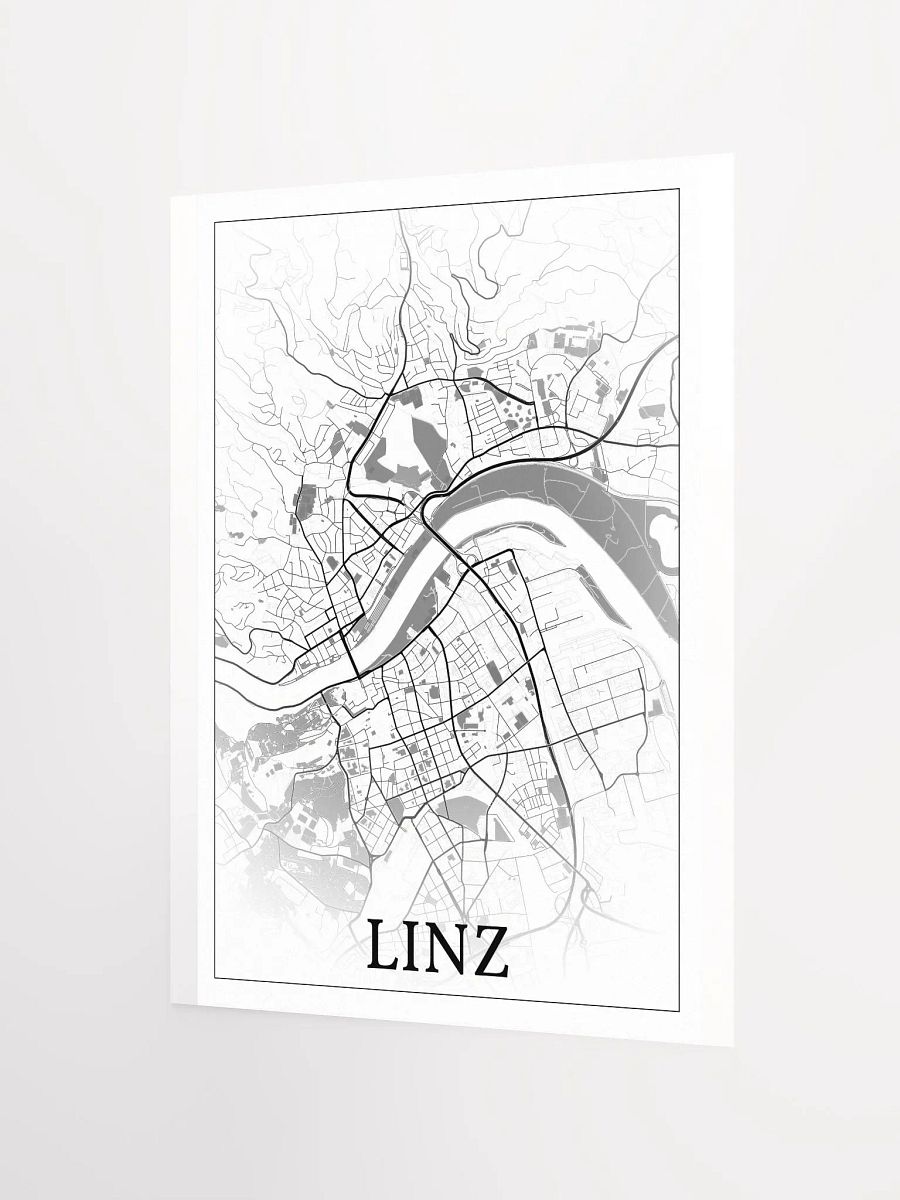 Linz, Austria, city map print product image (8)