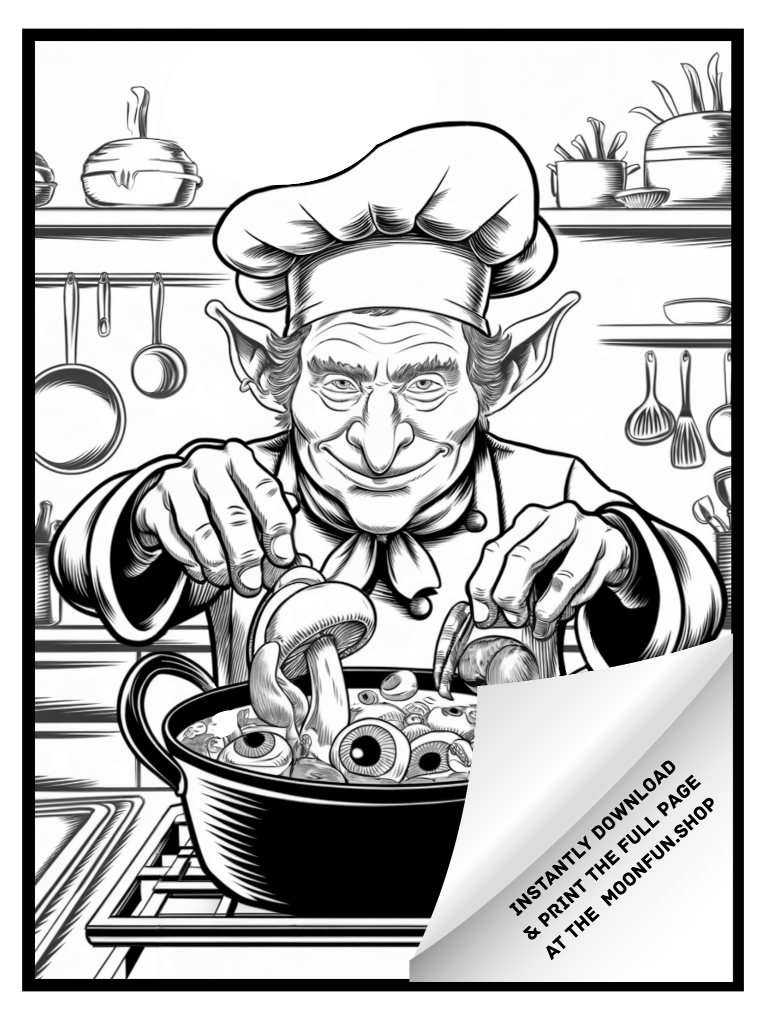 👨‍👩‍👧 Ultimate Family Halloween Bundle – 300+ Coloring Pages for All Ages product image (7)