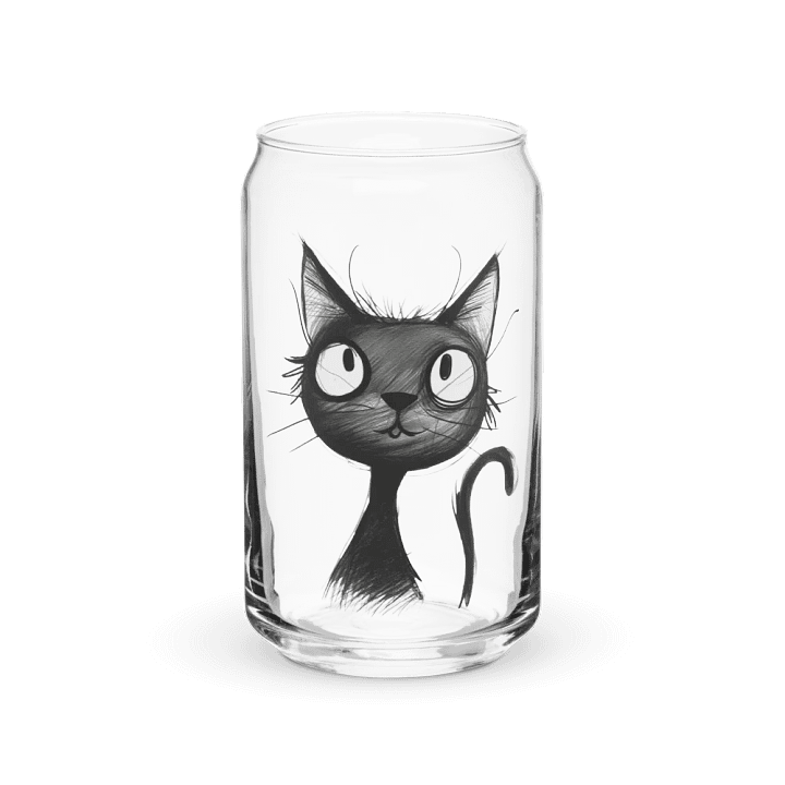 Black Kitty Glass Can product image (2)