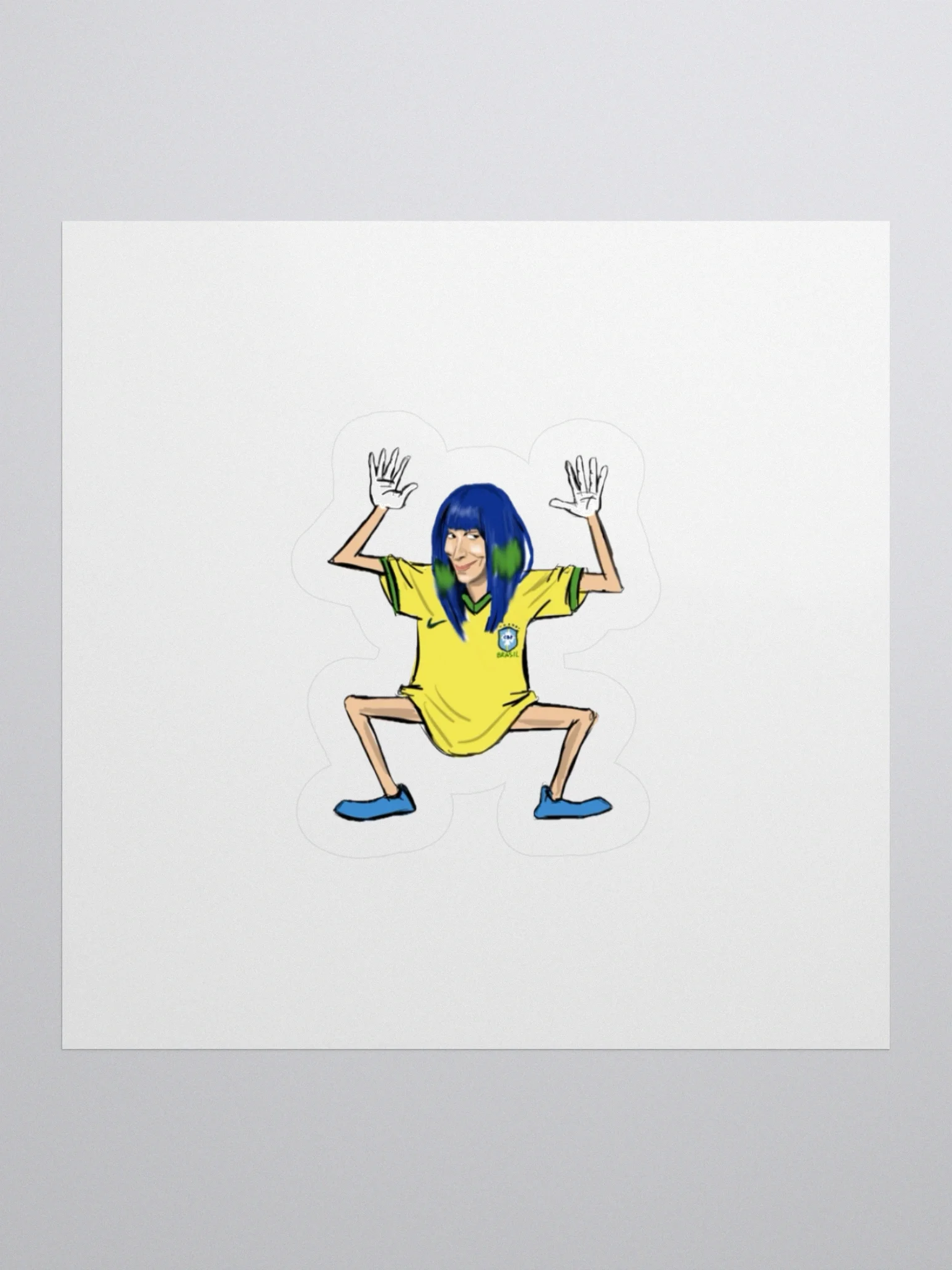 Sunfyre Brazil Jersey Sticker product image (1)