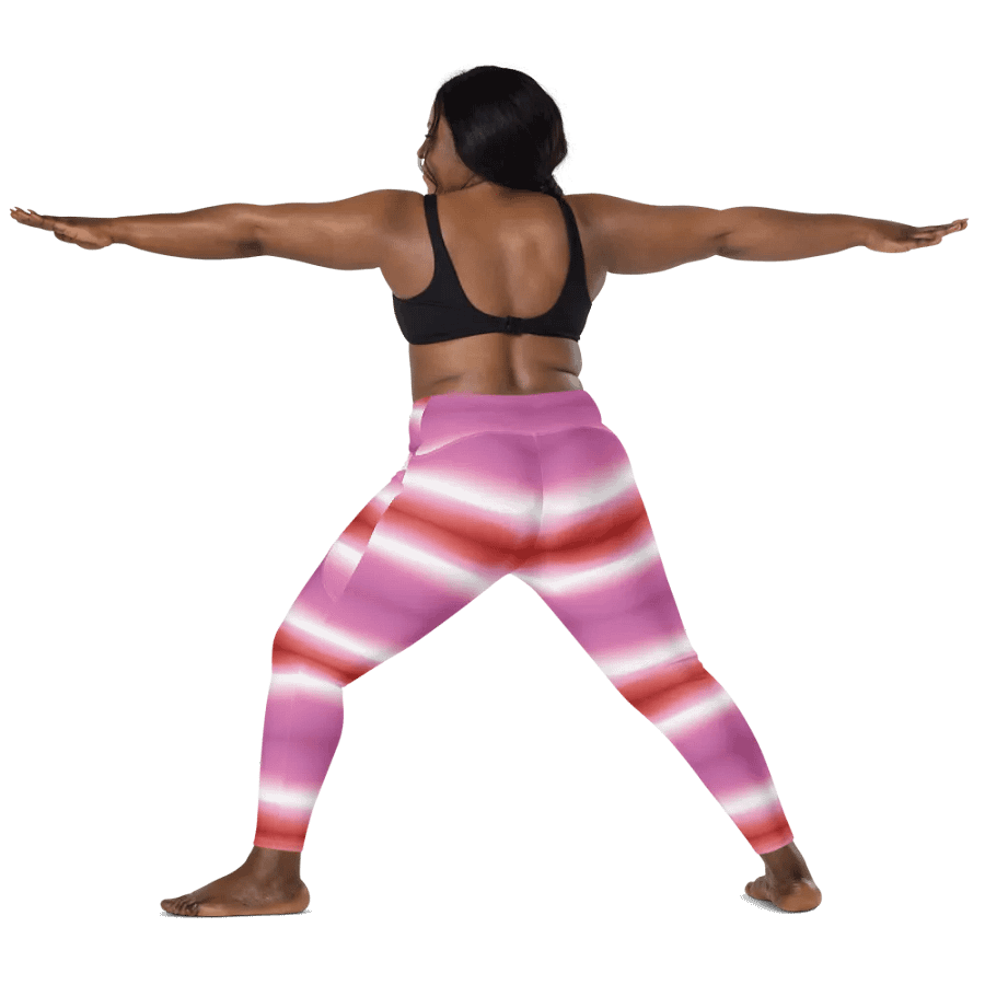 Sunset Stripe Leggings product image (1)
