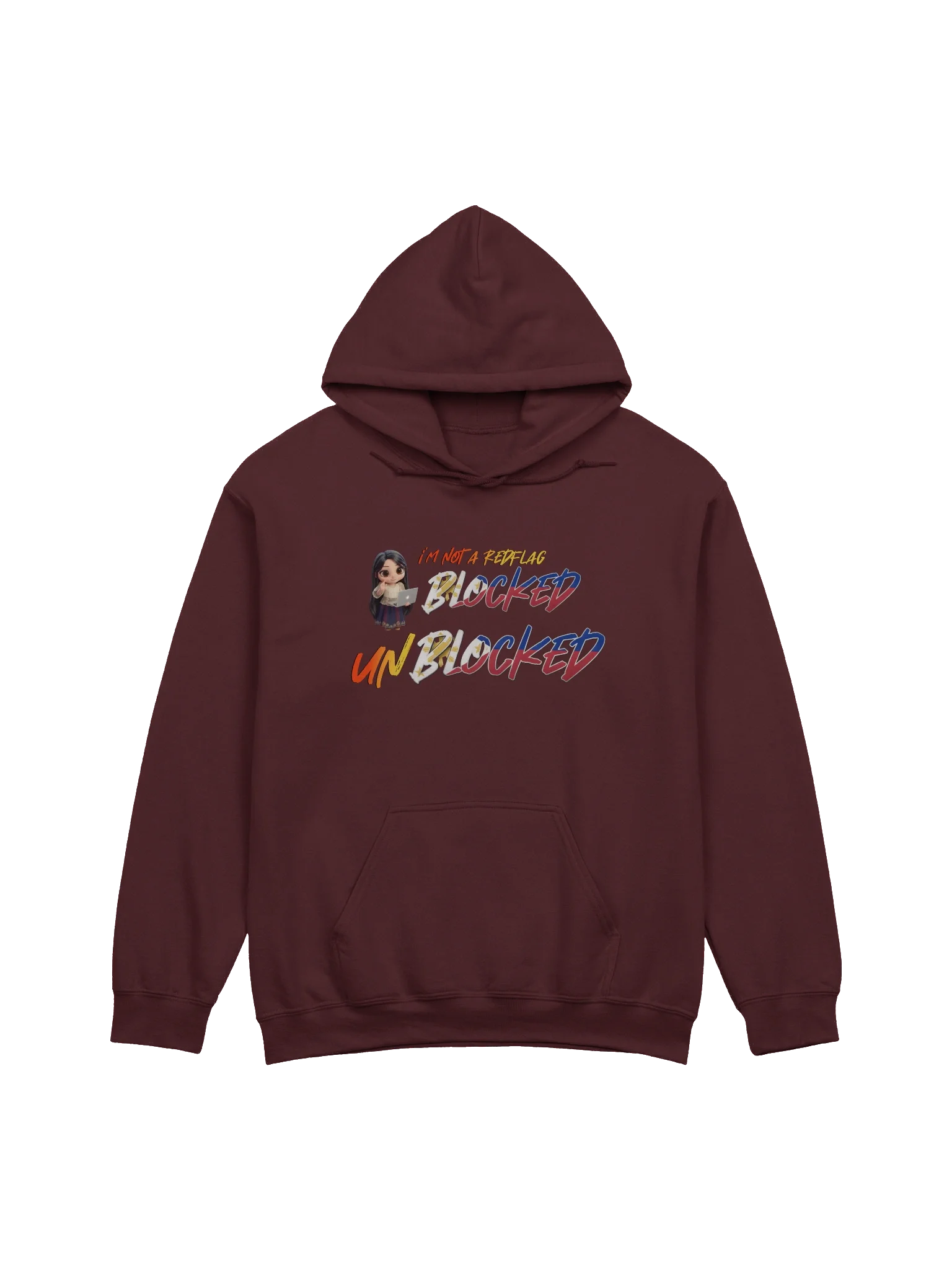 blocked, unblocked, i'm not a redflag product image (1)