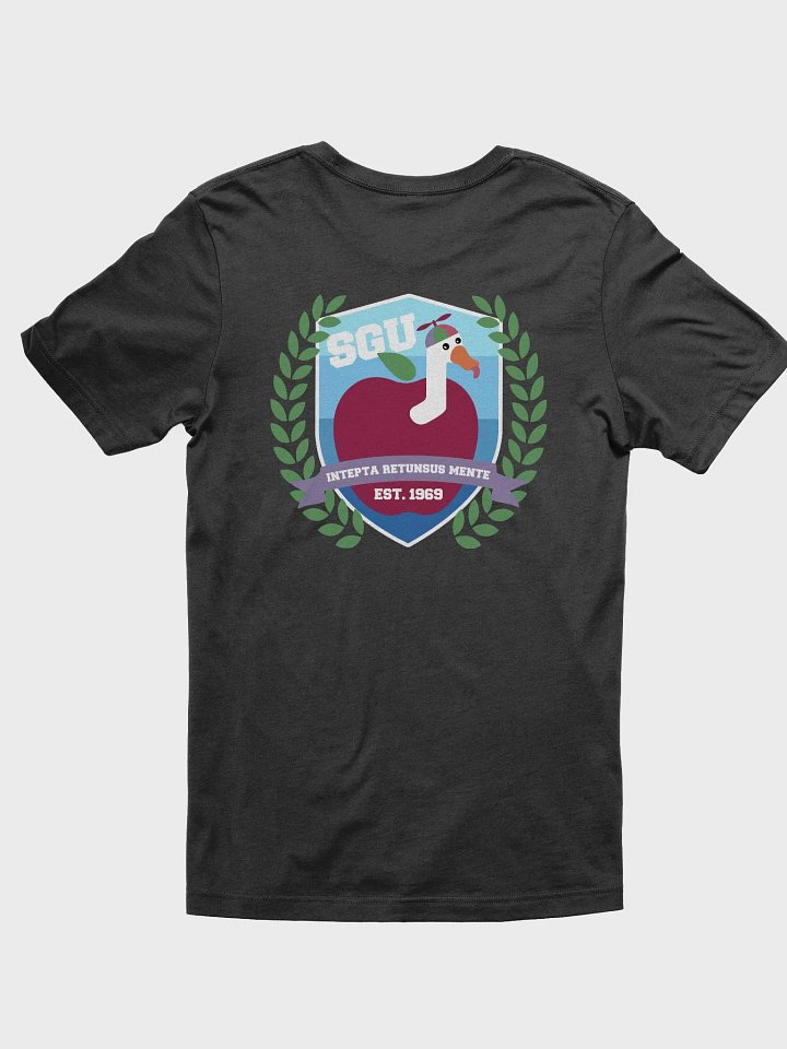 SGU Left Chest Goose Logo - Coat of Honks Back Graphic - Supersoft T-Shirt product image (2)