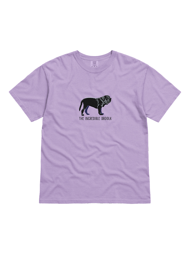 The Incredible Droolk T-Shirt(Embroidered) of a Neapolitan Mastiff(Black) product image (31)