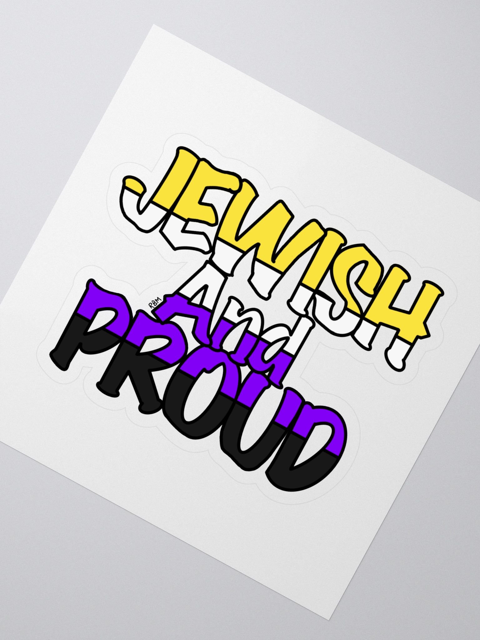 Non Binary Jewish and Proud product image (2)
