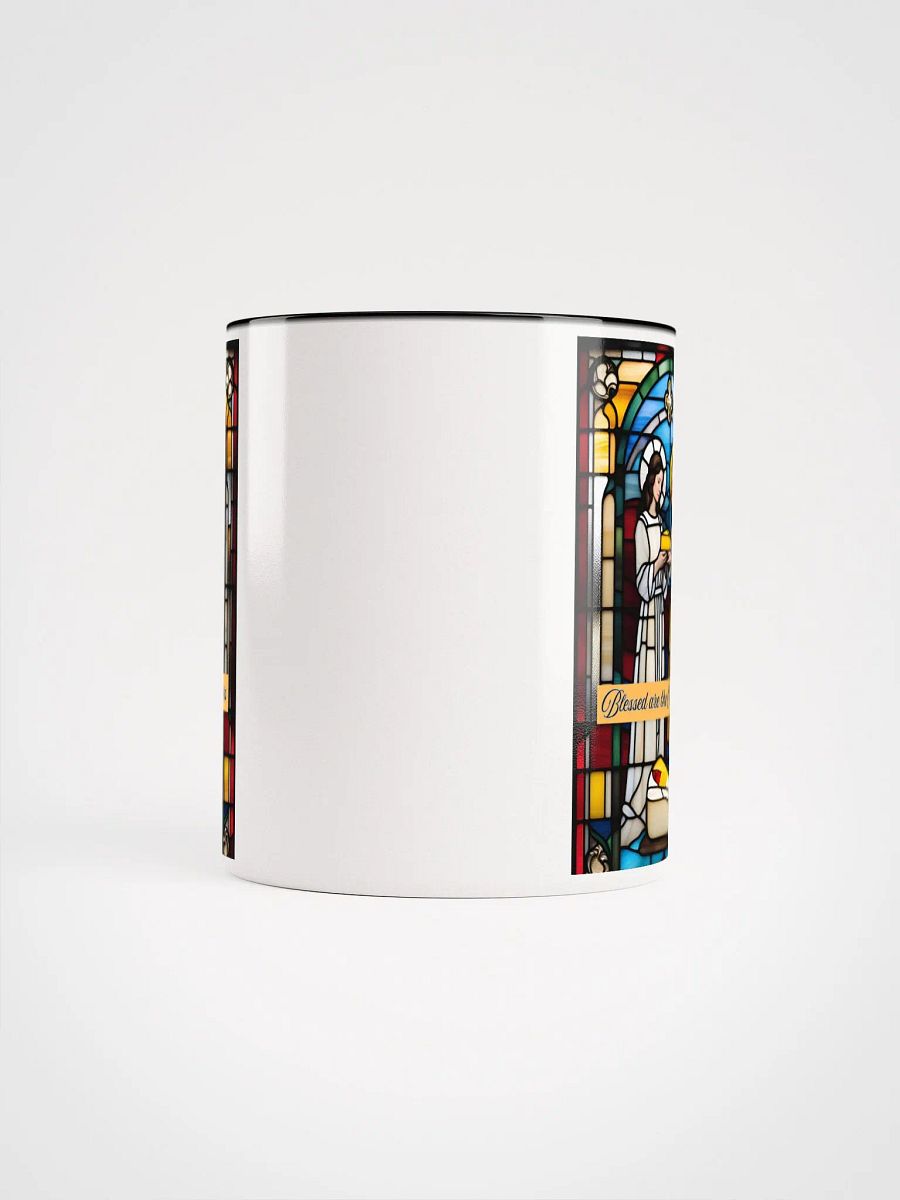 Blessed are the Cheesemakers Stained Glass Mug #01 product image (67)
