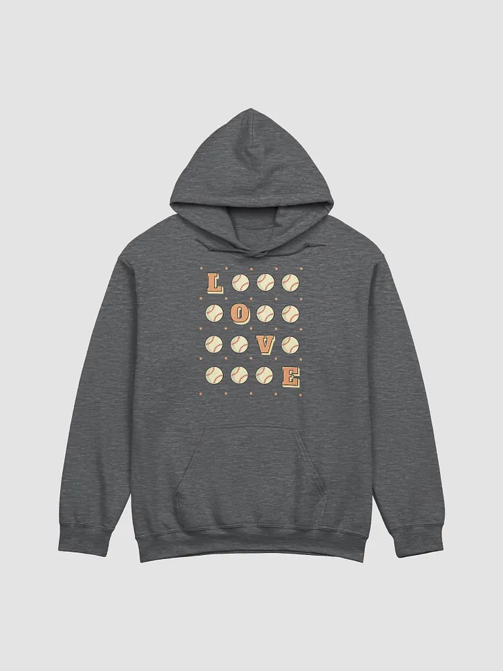 Love Baseball Grid Hoodie product image (4)