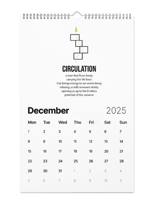 Implied 2025 Calendar : A Year of Positivity and Purpose-Now $10.50 Use promo code VIBES4LOVE at checkout product image (9)