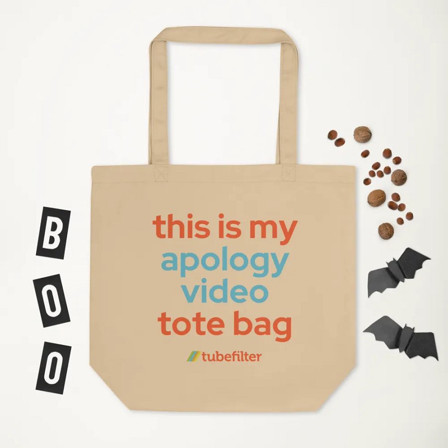 Apology Video Tote Bag (Tan) product image (3)