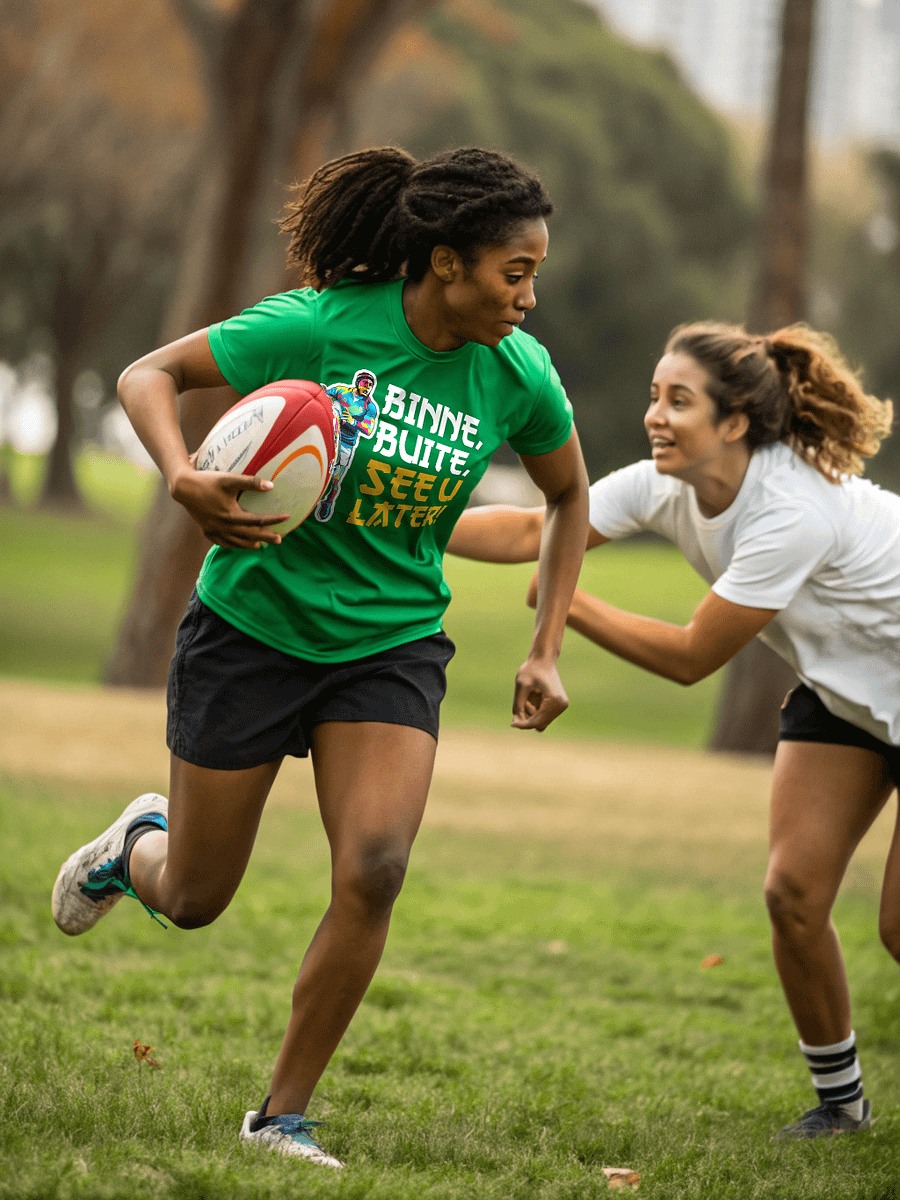 Binne, Buite, See u later! rugby t-shirt product image (6)