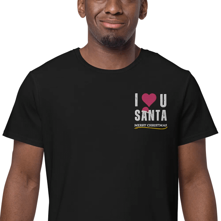 I love Santa Premium Cotton T-Shirt product image (1)