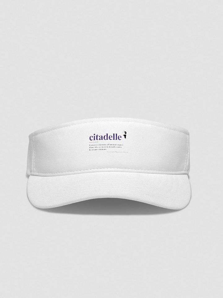 Flex Fit Visor with Citadelle Definition in French (and Baxter) product image (1)