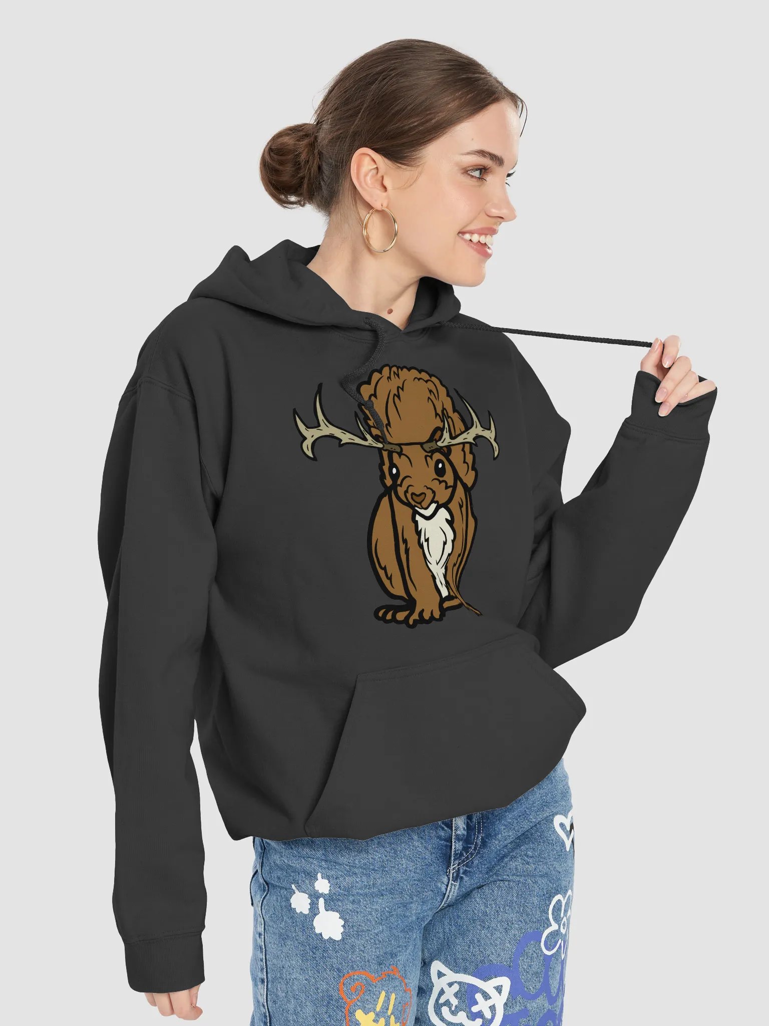 Antlered Squirrel Adventure Hoodie product image (7)