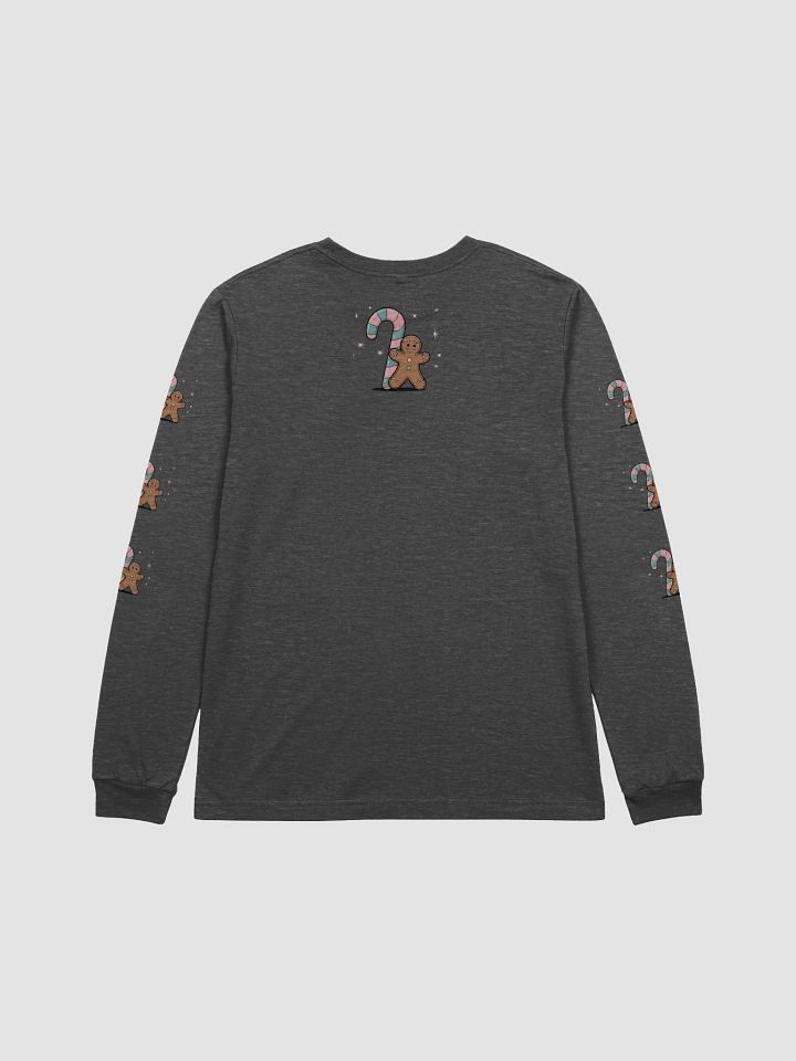 Festive Candy Cane and Gingerbread Man Long Sleeve Tee product image (11)