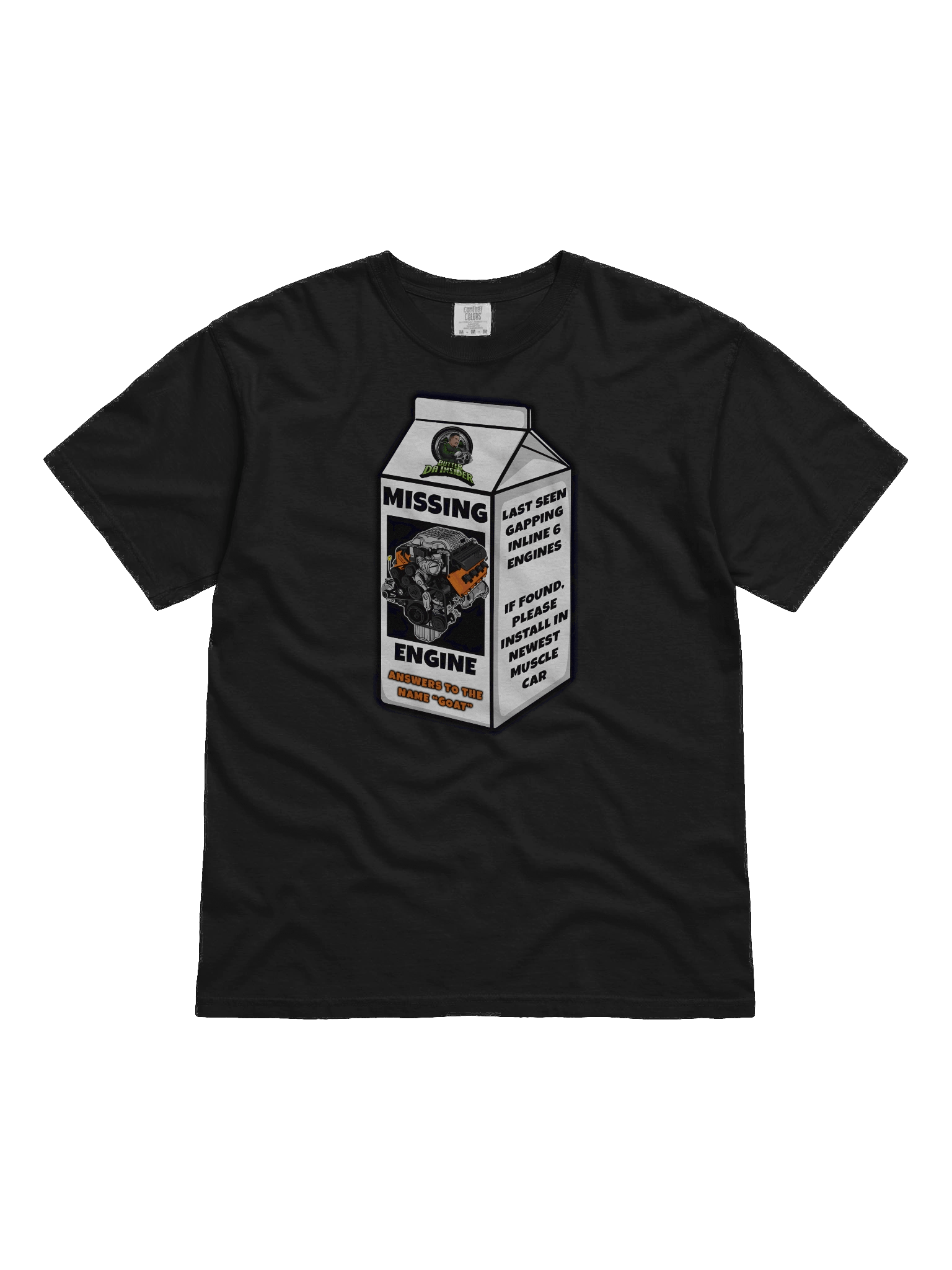 GOAT Engine Missing Illustration T-Shirt product image (3)