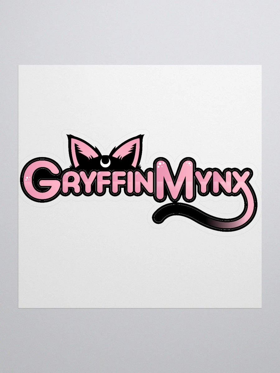 GryffinMynx and Artemis logo stickers! product image (1)
